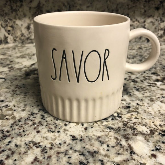 Rae Dunn Artisan Collection by Magenta "SAVOR" Coffee Mug - Picture 3 of 7
